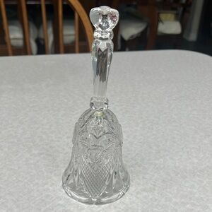 Crystal Bell from Germany Hofbauer Byrdes 7.5” tall